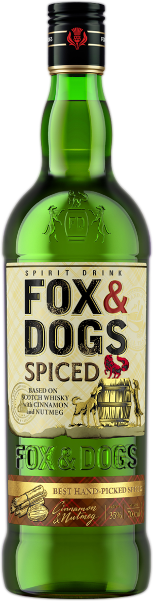 Виски «фокс энд догс» (fox and dogs) купажированный 0,5л крепость 40%