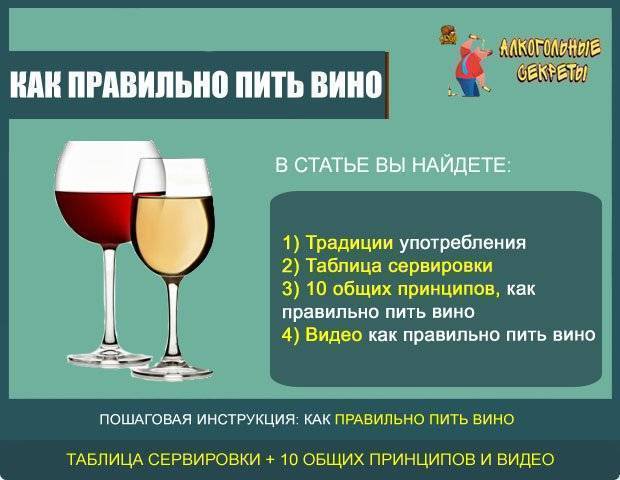 Винный этикет: как держать бокал с вином, температура подачи вина