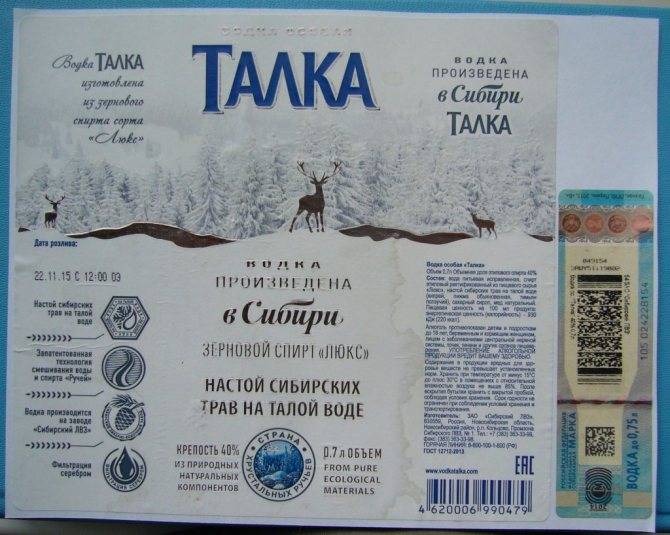 Водка талка: история, обзор видов + интересные факты