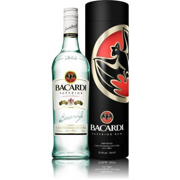 Bacardi карта бланка