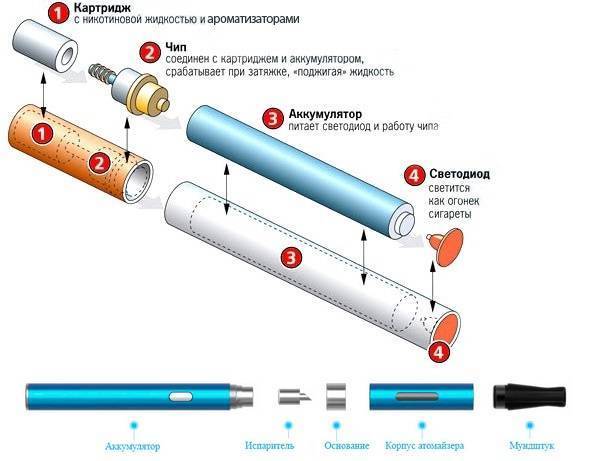 Сигарета из чего состоит схема