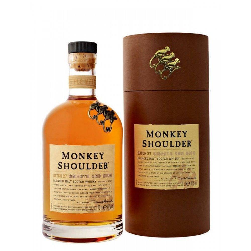 Виски monkey shoulder: характеристики и особенности