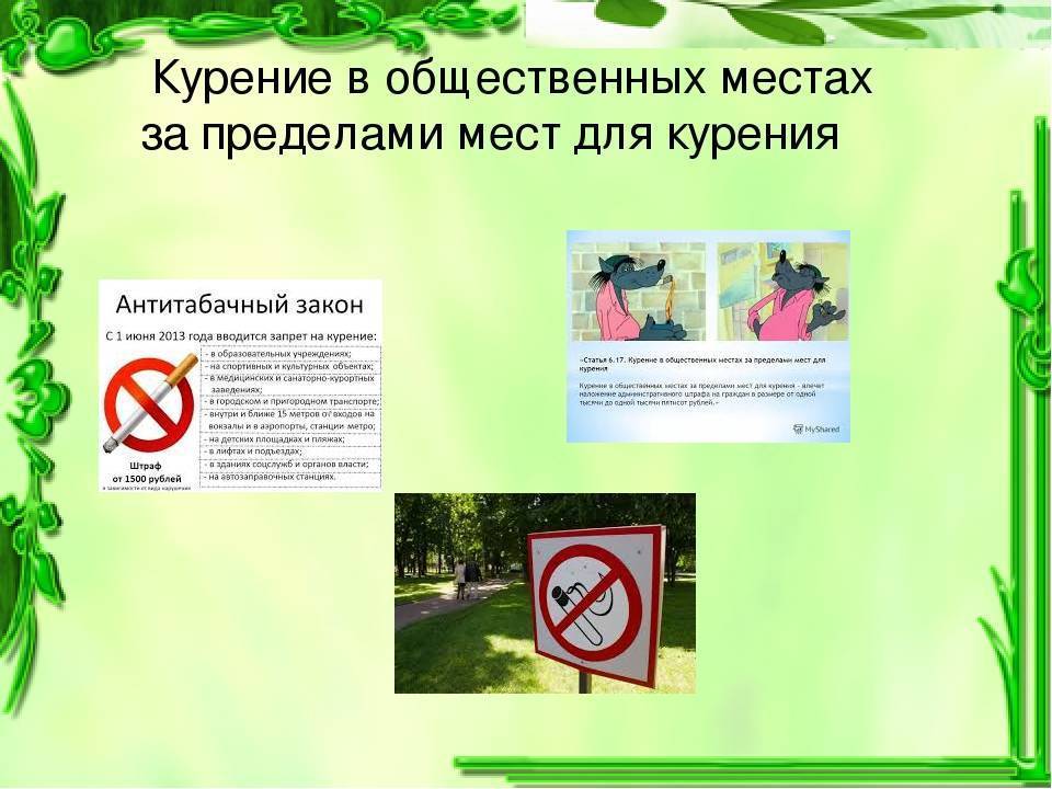 Штраф за курение в общественном месте 2020, - размер, порядок оплаты