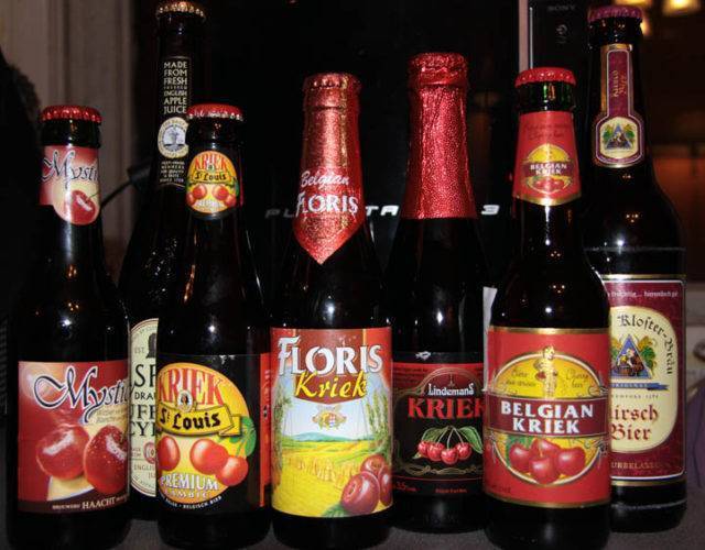Пиво со вкусом вишни: популярные виды пива с вишнёвым вкусом