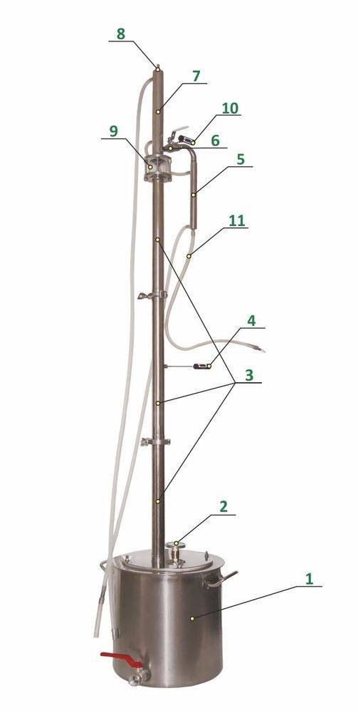 Ректификационная колонна для самогонного аппарата фото