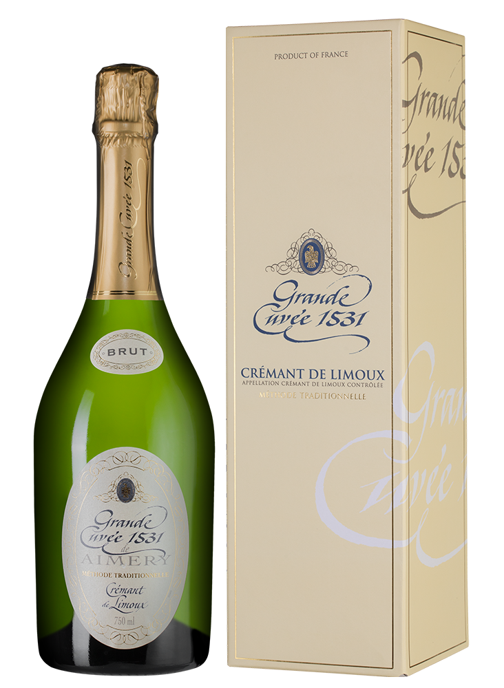 Шампанское grande Cuvee 1531 de Aimery Cremant Brut. Вино игристое sieur d'Arques grande Cuvee 1531 de Aimery Cremant de Limoux белое брют 0,75 л. Вино Aimery Cremant de Limoux. Aimery grande Cuvee 1531 Brut.