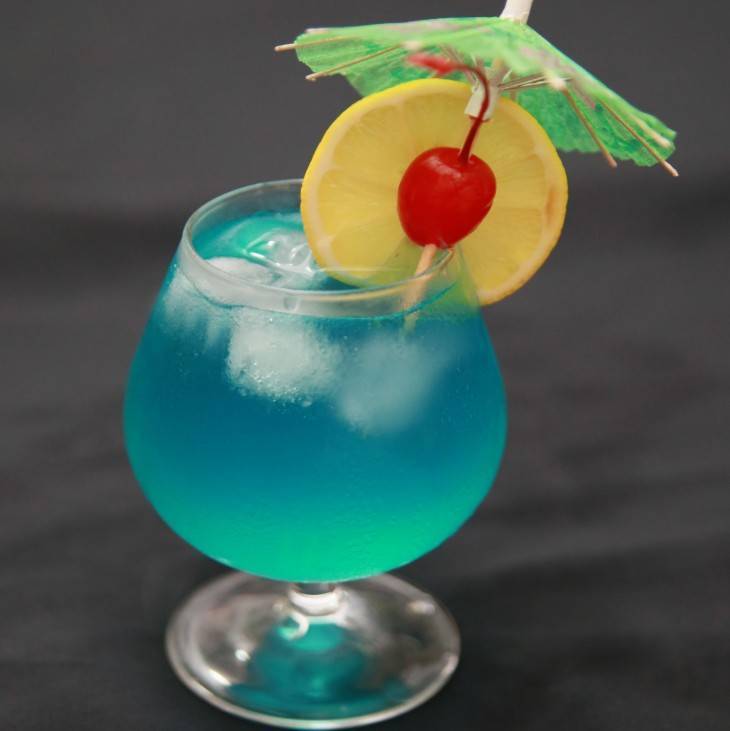 Рецепт приготовления ? коктейля голубые гавайи (blue hawaiian)
