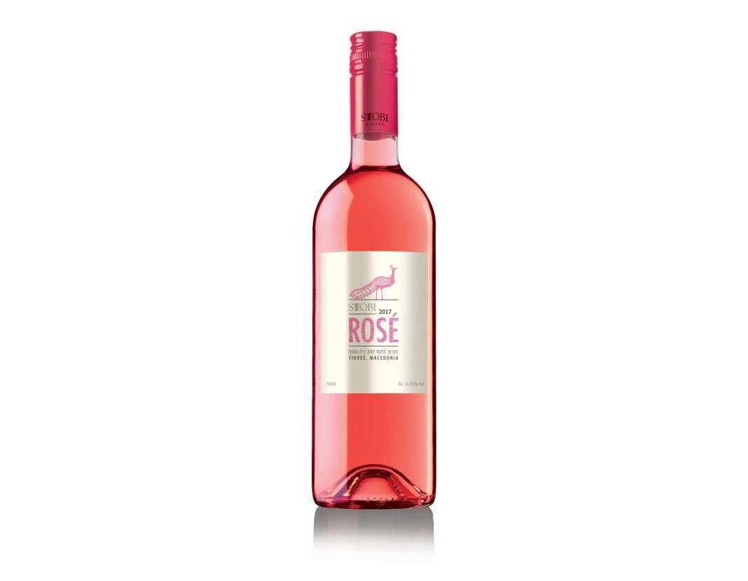 Вино розе отзывы. Вино Stobi, "Rose". VIN Rose вино. Розовые вина. Вино розовое сухое.