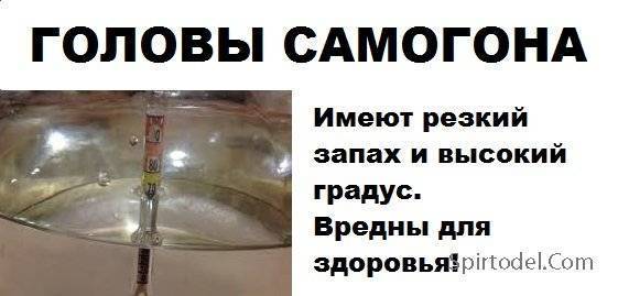 Незамерзайка из голов самогона