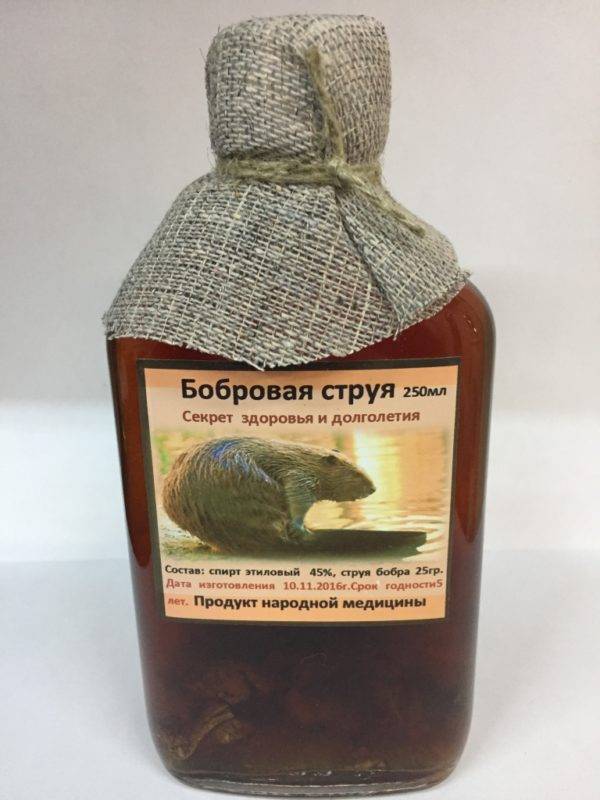Бобровая струя как приготовить в домашних условиях настойку