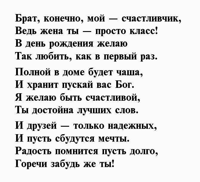 Поздравления с днем рождения невестке своими словами. Поздравления с днём рождения брата жегы. Поздравления с днём рождения жену брата. Поздравление с днём рождения дену брата. Поздравление с юбилеем жену брата.