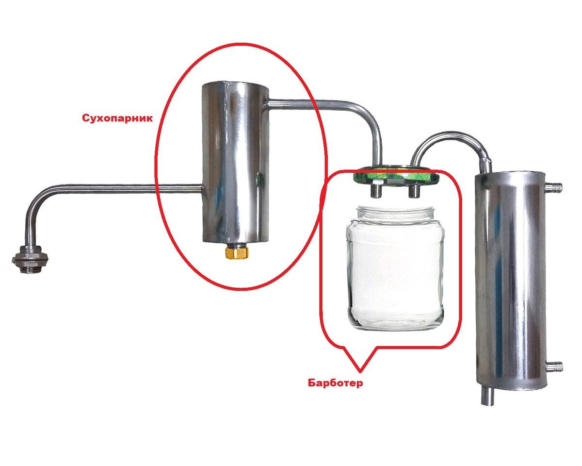 Сухопарник для самогонного аппарата. Самогонный аппарат с сухопарником и барботером. Барботер для самогонного аппарата. Схема самогонного аппарата с сухопарником.