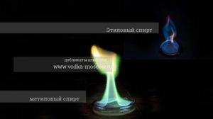 Как отличить метанол от этанола в домашних условиях