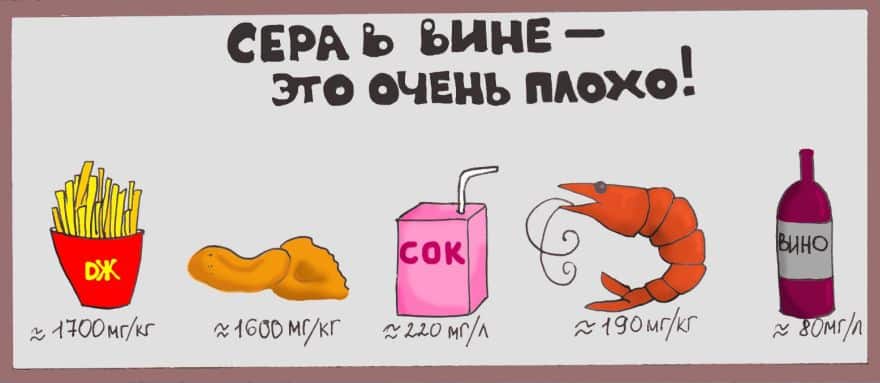 Диоксид серы или консервант е220: так ли страшен? | za-edoy.ru