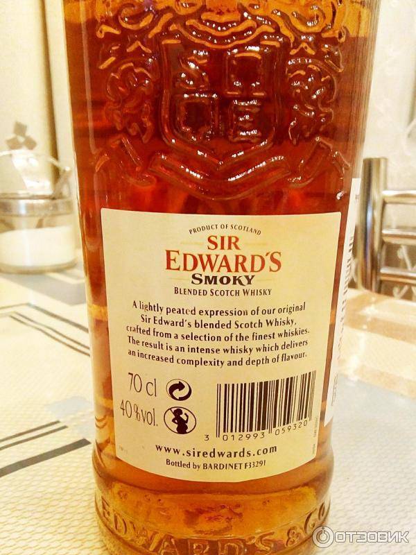 Виски «сэр эдвардс»: описание, производитель, отзывы покупателей