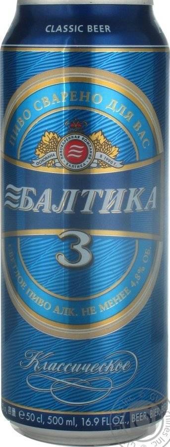 Обзор пива балтика