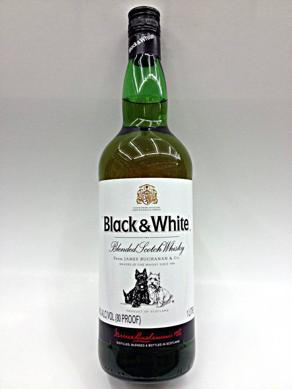 Виски black and white и его особенности