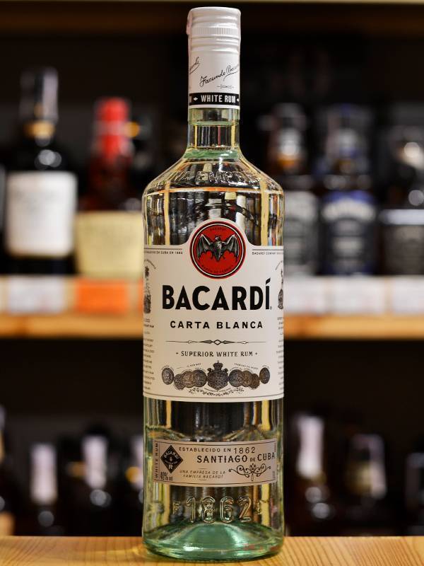 Bacardi карта бланка