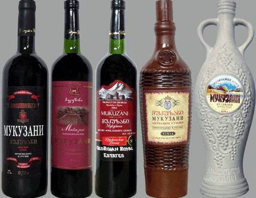 Мукузани — черное грузинское вино
