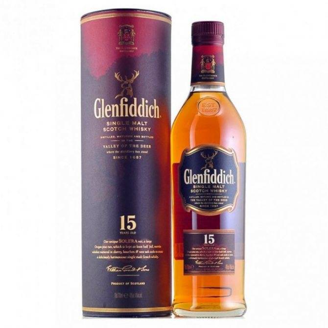 Скотч glenfiddich односолодовое виски гленфиддик с годами выдержки