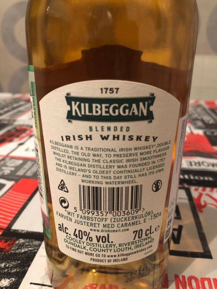 Kilbeggan - виски с многовековой историей