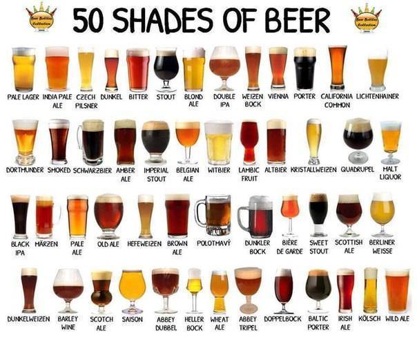 Классификация пива, виды пива и сорта пива