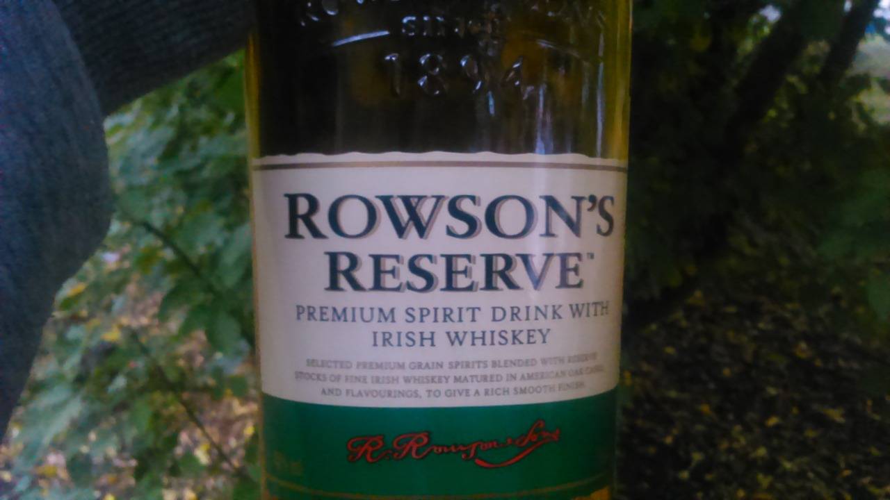 Виски роусон резерв (rowson`s reserve): описание марки