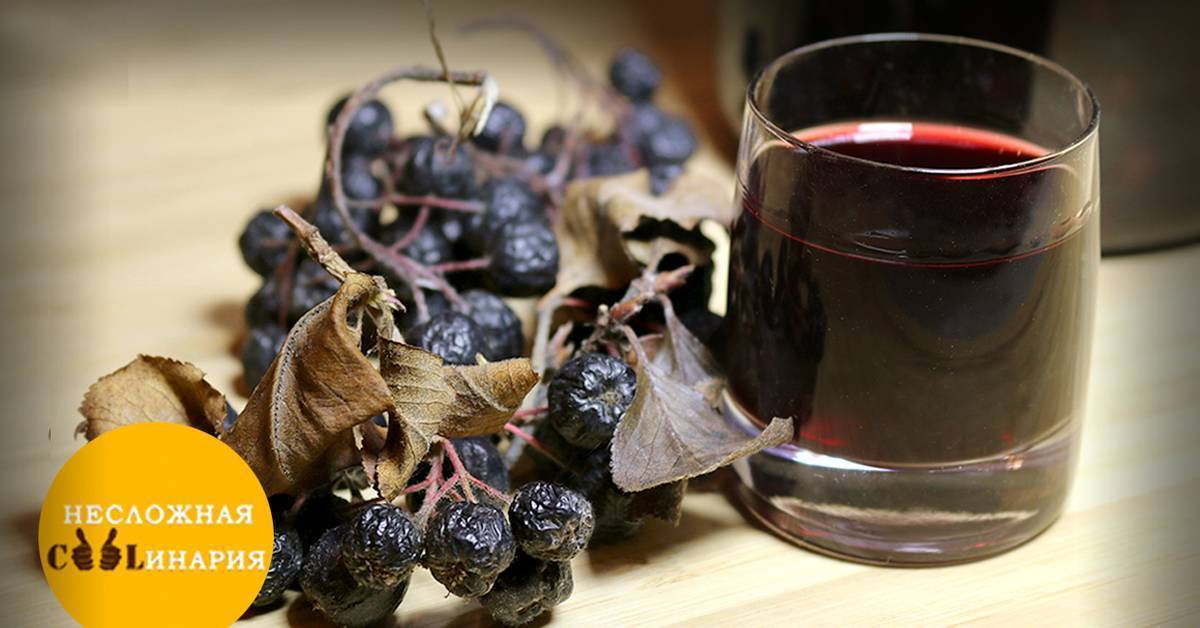 Вино из черноплодной рябины – домашний рецепт приготовления без дрожжей