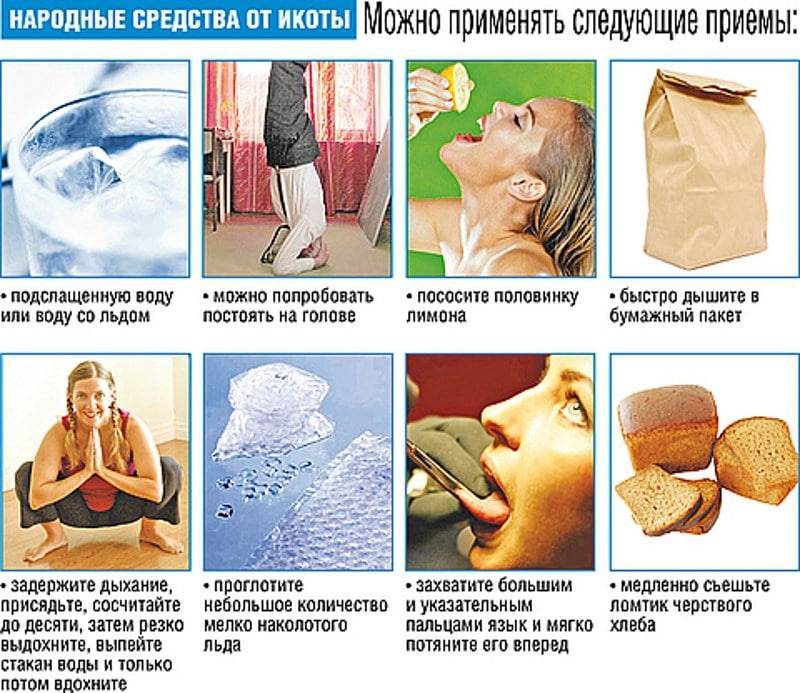 Икота при курении