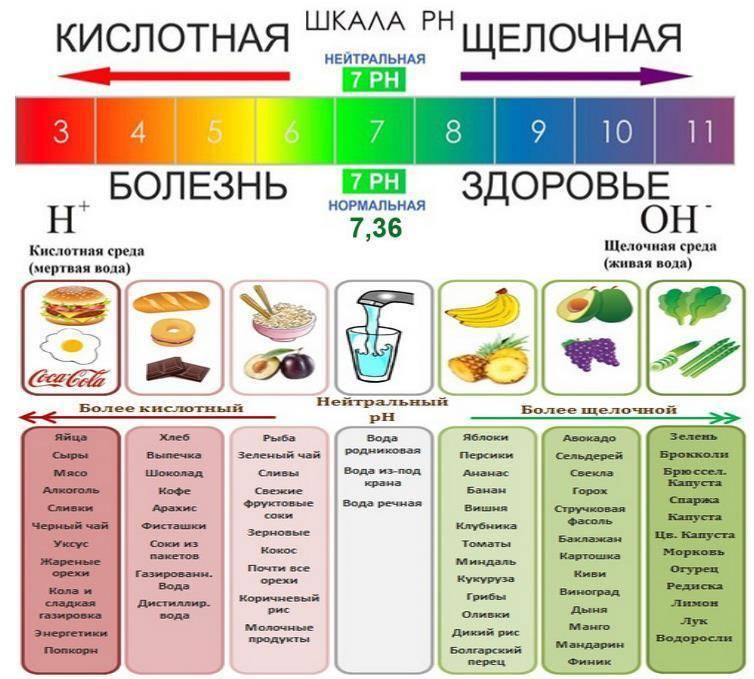 Уксус повышает кислотность. Таблица РН кислотности и щелочности продуктов. Таблица кислых и щелочных продуктов питания. Таблица кислотно-щелочных продуктов кислотно-щелочной баланс. PH щелочной баланс продуктов питания таблица.