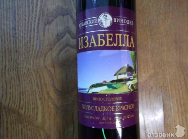Вино «изабелла» – рецепт приготовления в домашних условиях